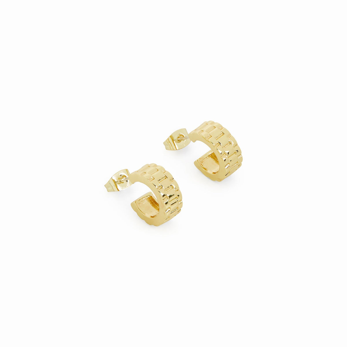 Brincos de Argola em Ouro - Estilo Pulseira